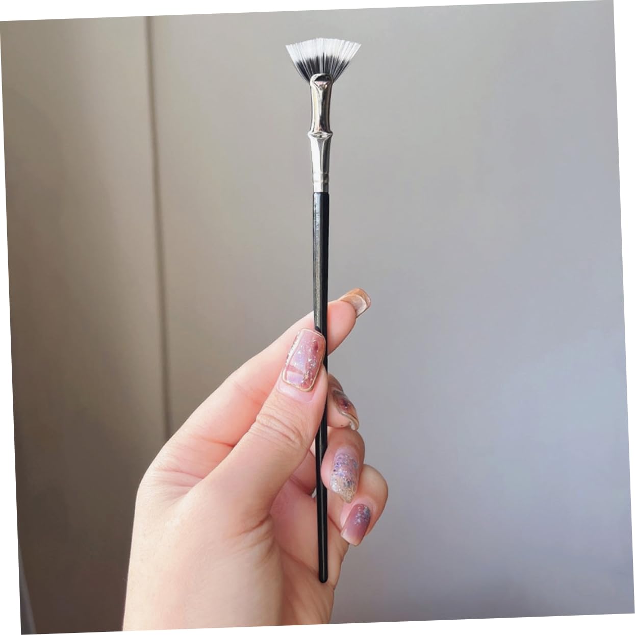 FOMIYES Eyelash Brush Flexible Bristles Lash Fan Mascara Brush Ideal for Travel