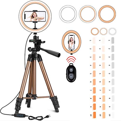 Anneau Lumineux LED trépied extensible support téléphone pour vidéo en temps réel