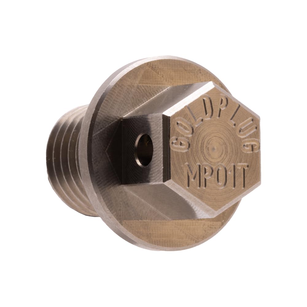 Photo 1 of GoldPlug Made in USA | Stainless Magnetic Drain Plug | Fits All Honda Motorcycles | M12x1.5 | MP01T | Reduced Hex Head| | Includes SW03 Washer |