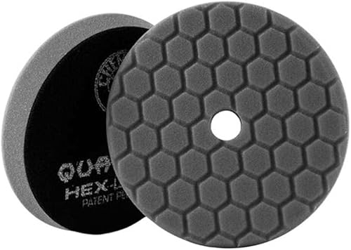 Almohadilla de corte Chemical Guys con tecnología Hex-Logic Quantum, para corte medio a intenso, 5.5, Negro