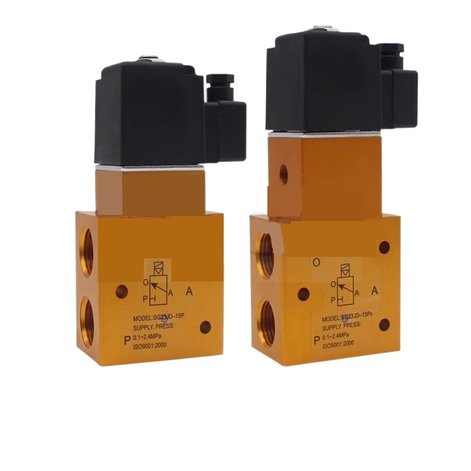 XUXINYCS High-Pressure Solenoid Valve Two-Position Three-Way Blow Valve SG23JD 15P /15P2 AC220VDC24V 2.4Mpa