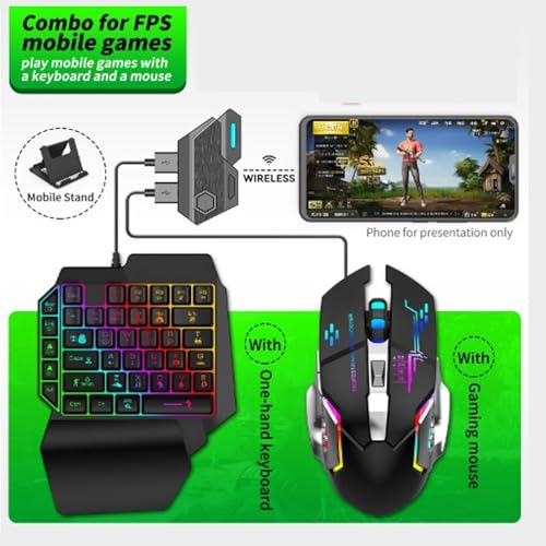 Teclado Gamer VBESTLIFEtrekd8hc0p Cableado RGB miniatura 6