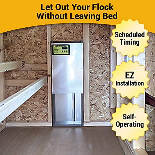 OverEZ-Automatic-Chicken-Coop-Door-with-Motor-Timer-Heavy-Duty-Predator-Resistant-Chicken-Door-with-Auto-Pop-Door-Opener-Fits-OverEZ-Coops-Others-Poultry-Coop-Accessories-Made-in-USA-Aluminum