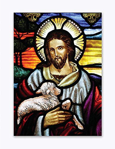 Image of Tamatina Religious Art Canvas Paintings | Lord Savior Jesus | Christian Art | Paintings for Home decor|Size - 24X18 Inches.j458