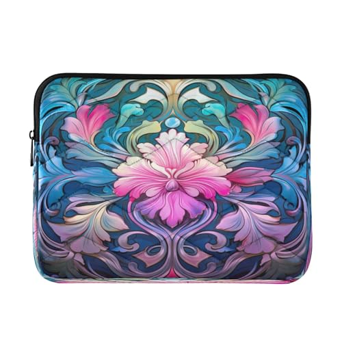 Funda para portátil Mandala Lotus para 13-14 pulgadas miniatura 1