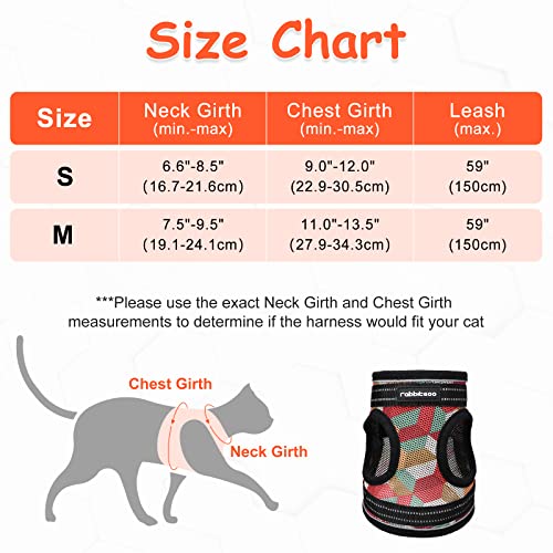 rabbitgoo Kitten Harness and Leash Set, Escape Proof Cat Walking Vest for Small Cats, Adjustable Easy Control Outdoor… - Image 2