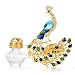Peacock Car Accessories Car Aromatherapy Essential Oil Diffuser Diamond Locket with Vent Clip and Best Home Decoration Car Decoration without oil, AMind