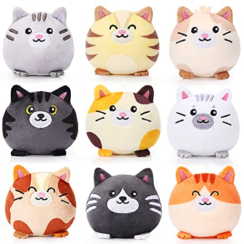 Libima 9 Pcs Mini Stuffed Animals Keychains 3.15 Inch Small Plush...