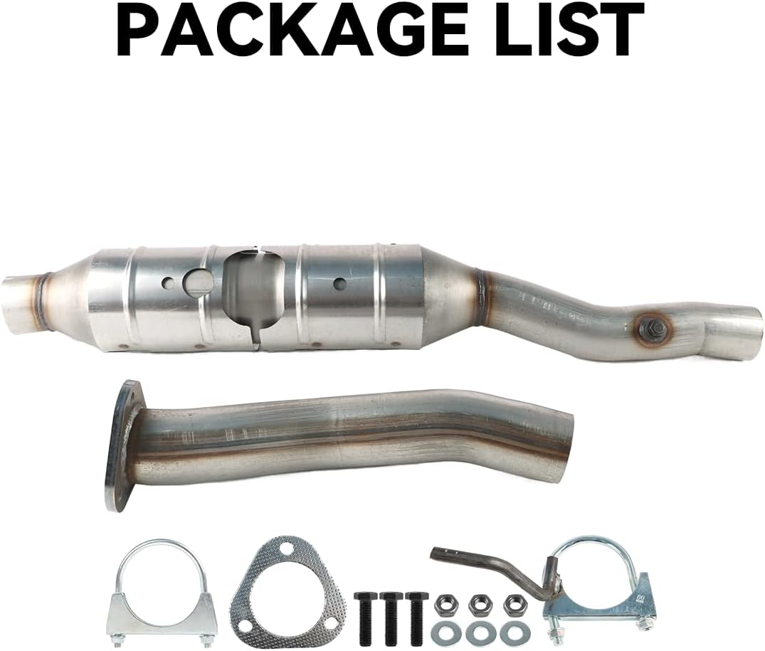 Catalytic Converter with Gasket Kit Direct-Fit Compatible with 2000-2004 Ford F-250/ F-350 Super Duty, 2000-2005 Ford Excursion 5.4L V8 6.8L V10 (EPA Compliant)