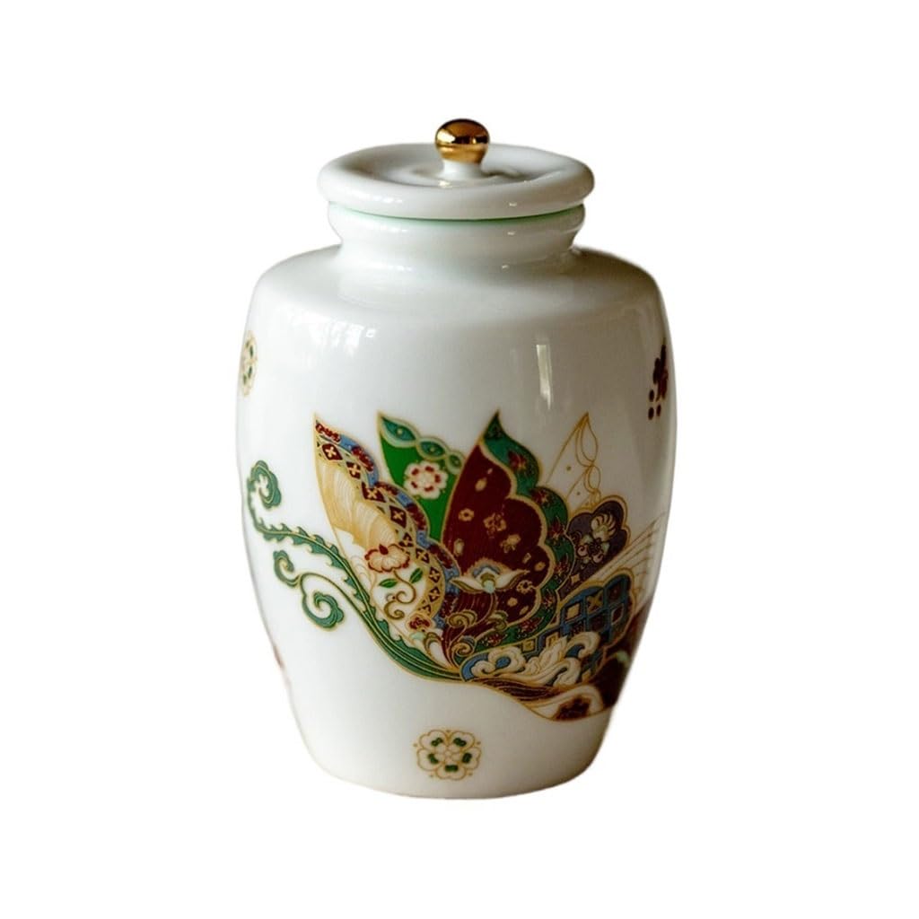 ENGENDER Tea Storage Jar Household Small Mini Tea Can Creative Ceramic Sealed Storage Jar