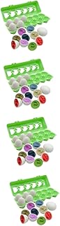 Toyvian 4 Conjuntos De Ovos De Combinando Jogo De Brinquedo Combinando Brinquedo Saco De Guloseimas Crianças Brinquedos De Quebra-Cabeça Para Crianças Quebra-Cabeças De
