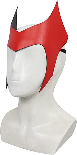 Miniatura 4 de WandaVision Wanda Maximoff - Máscara de bruja para cosplay, disfraz de Halloween, accesorios de máscaras, tiara roja