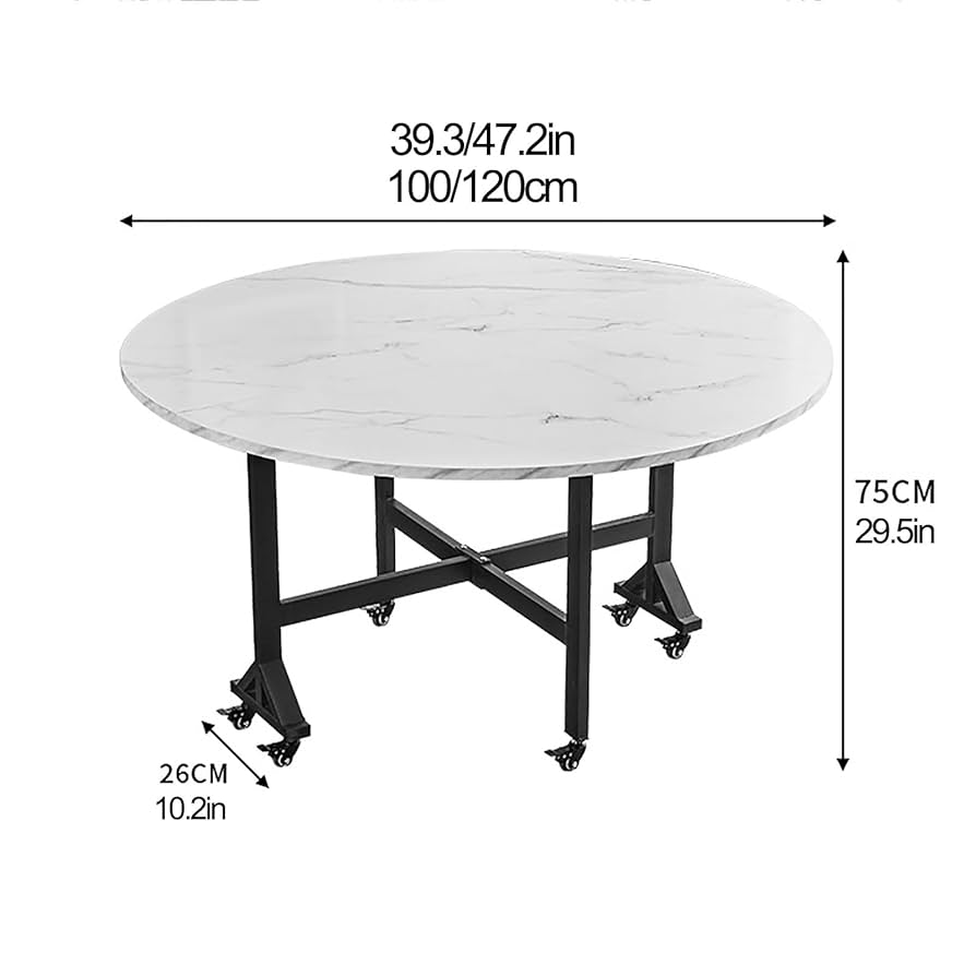 折りたたみ　ラウンドテーブル Amazon｜折り畳みダイニングテーブル ラウンドテーブル スチール