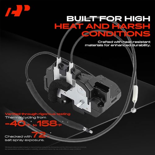 Image of A-Premium Rear Left Driver Side Door Lock Actuator Compatible with 2004-2014 Nissan Titan Crew Cab Pickup