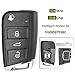 Produktbild Beefunny Intelligenter Keyless-Go ID48 Chip 3 Tasten Flip Remote Key Fob für Volkswagen MQB Golf VII MK7 für Skoda Octavia A7