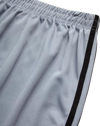 Pro Athlete Conjunto de shorts esportivos para meninos - 3 peças, camiseta regata e shorts de basque