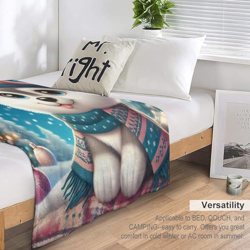Couverture Cute Chien plaid super doux et moelleux lit canapé 180x200 - 7