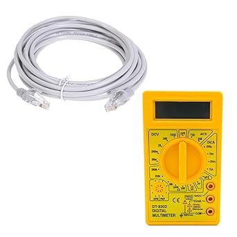 CRAFTS HAVELI Networking Tool Kit Combo 2Mtr LAN Patch Cable & Multimeter
