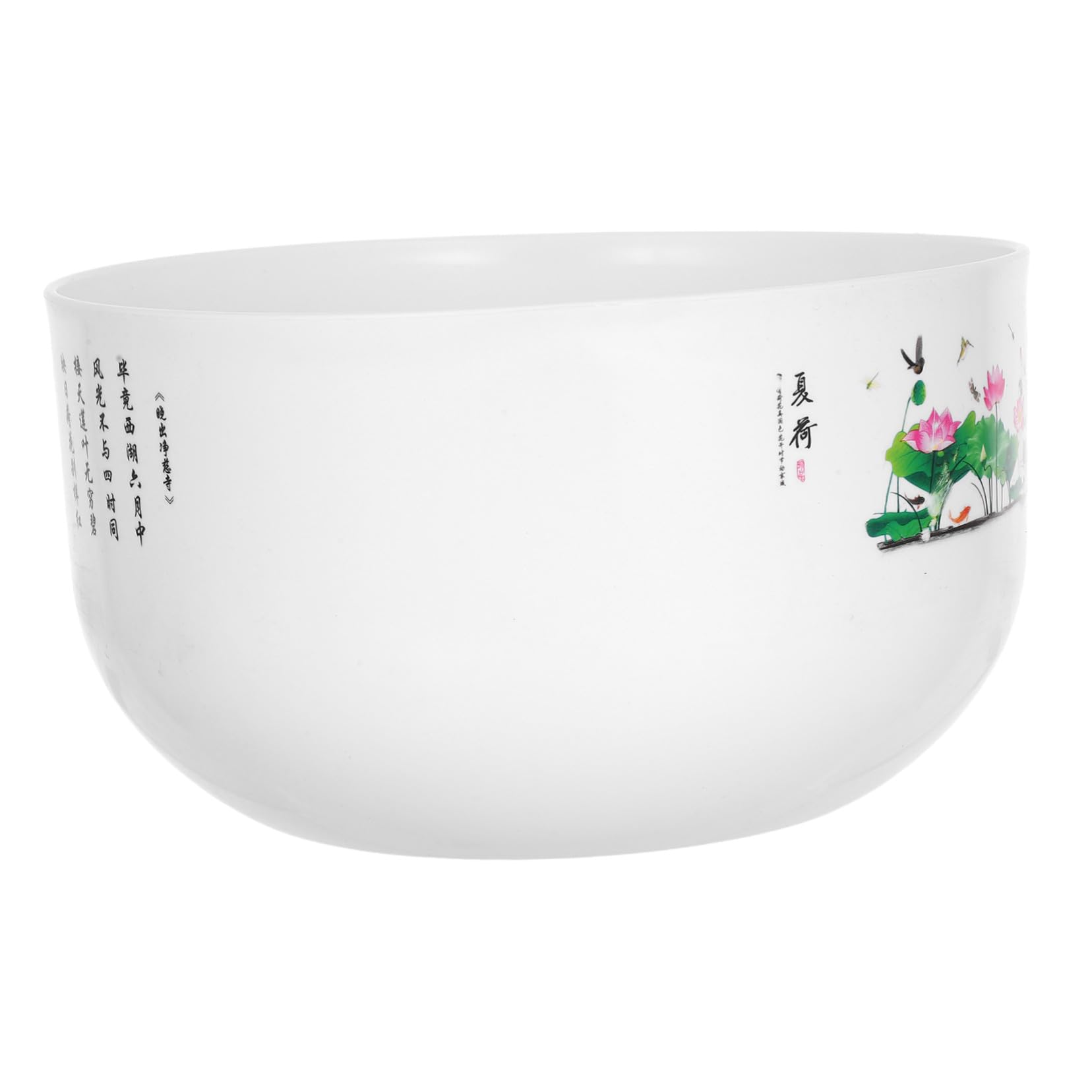 Pot de lotus hydroponique sur votre bureau pour une décoration élégante