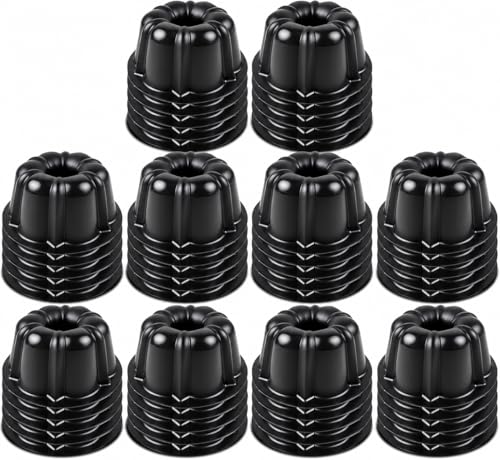 OCREME Mini Flan Molds Nonstick Silicone Baking Cups 50 Pack