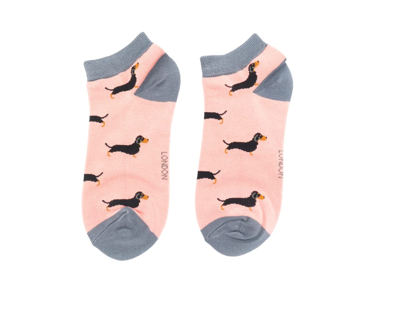 Miss Sparrow Sausage Dog Trainer Socks Super Soft Bamboo Mix