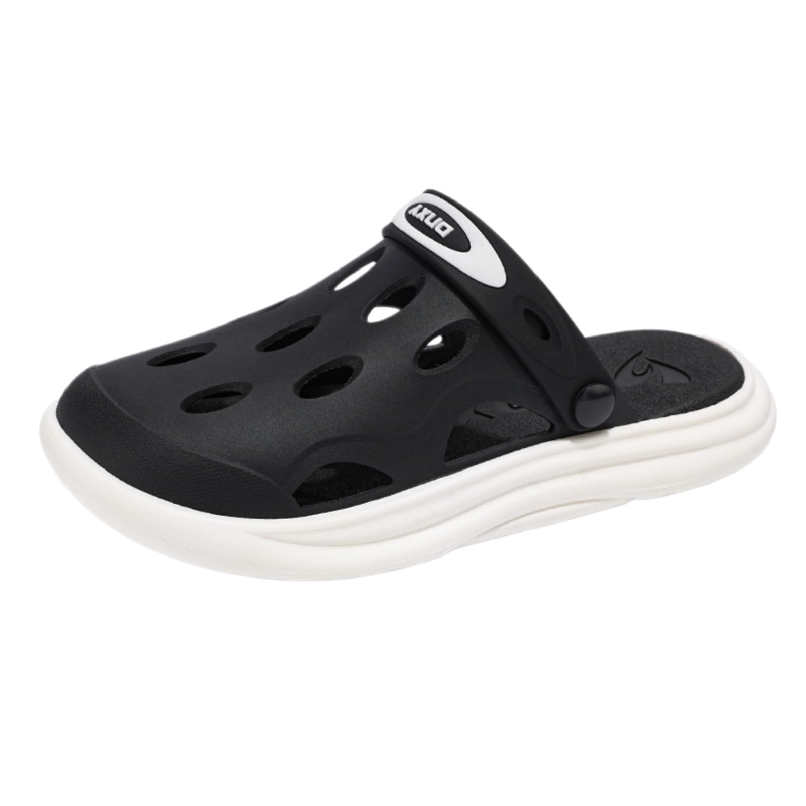 Zapatillas unisex WANGSHUO: chancletas negras para oficina, playa y uso exterior