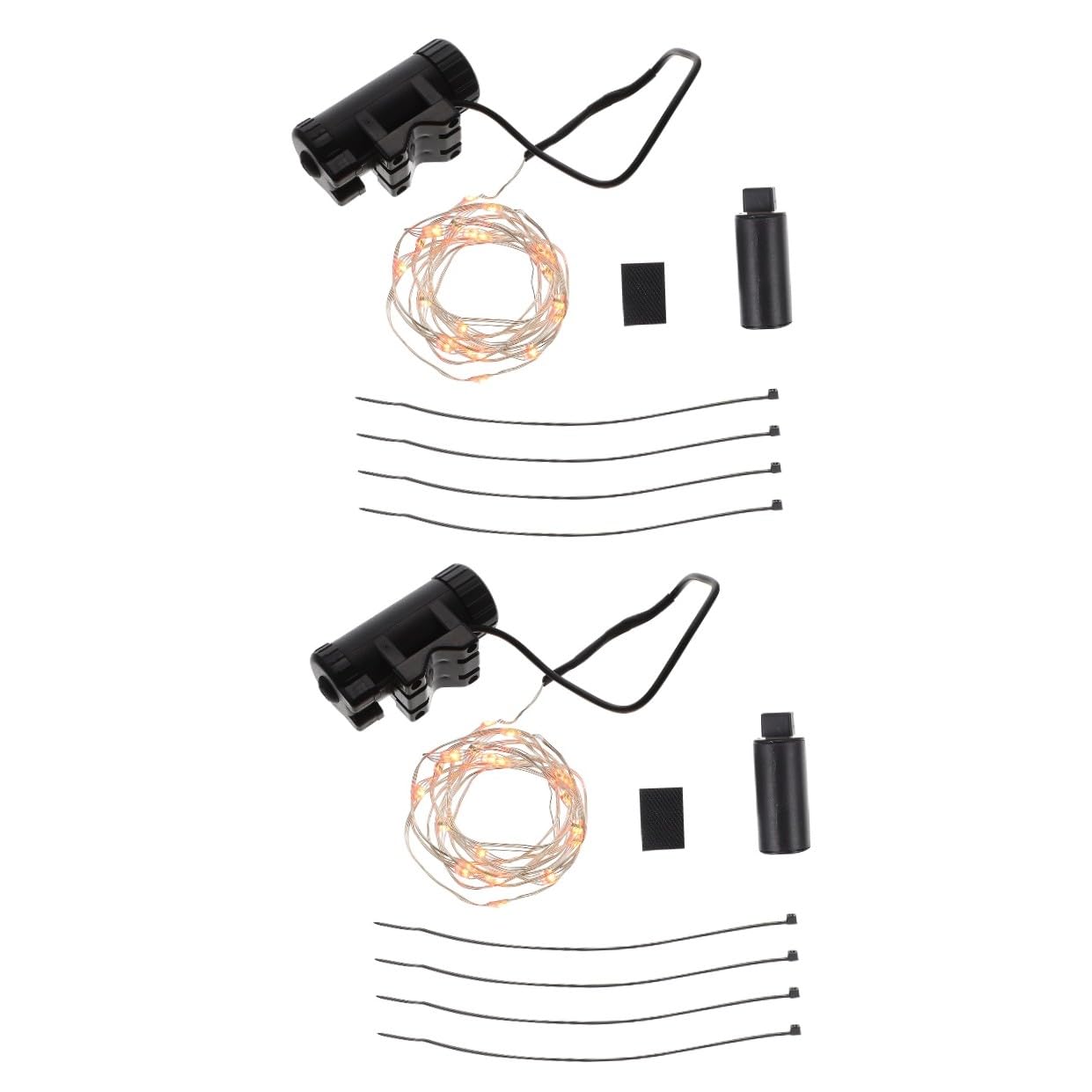 Yardwe Lumière De Pneu Réflecteurs Dirigé Rechargeable Cycle Scooter Signal Lumière De Rayon De Roue Feux De Roue De Vélo Lampe De Roue De Vélo LED Lumière De Roue Abdos Black
