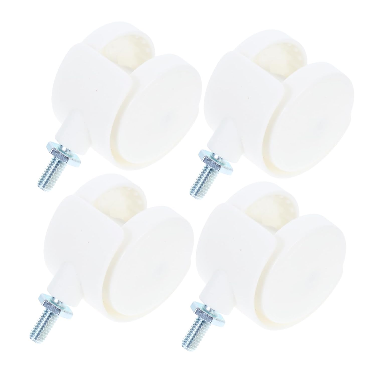 Zerodeko Office Chair Replacement Wheels Universal Caster Wheels Set of 4 Rolling Chair Wheels Replacement for Furniture Swivel Wheel Casters Easy Install