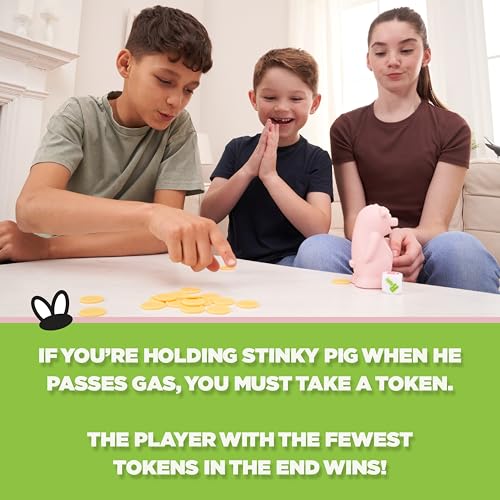 Image of Stinky Pig Dice Game, Family Games for Kids and Adults, Travel Games, 6+