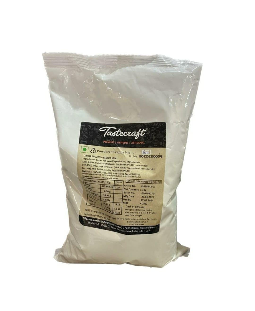 Homefresh By Sheetal Tastecraft Vanilla Frappe Powder For Thick Coffe/Cafe Style Coffee Powder/Thick Coffe Powder - 1 Kg (B0CJ79X9PT) Amazon Price History, Amazon Price Tracker
