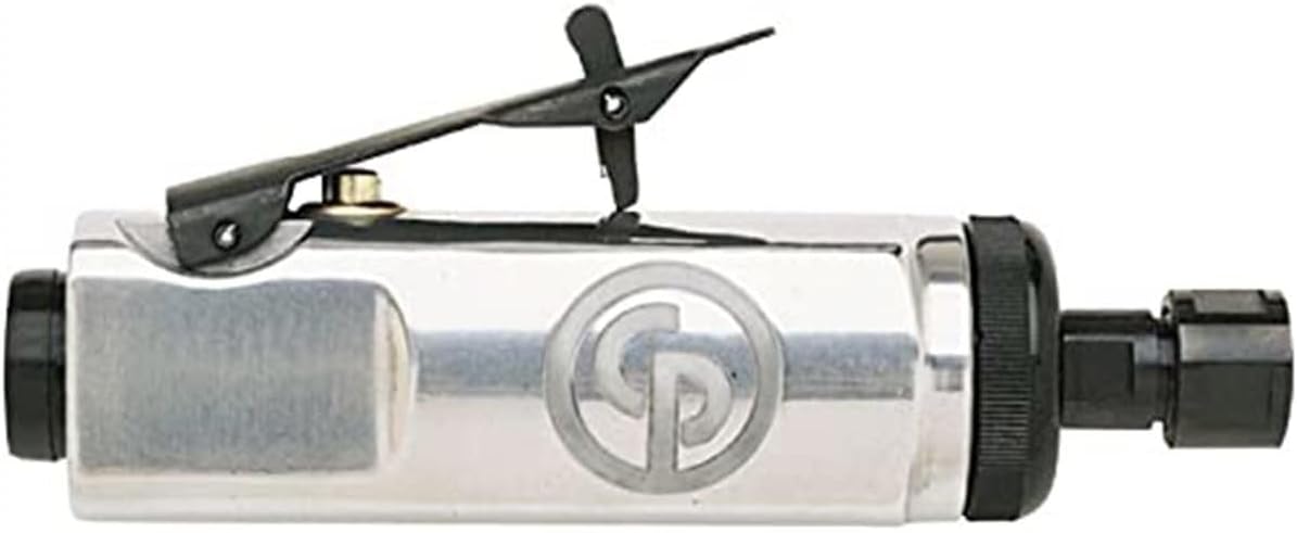 Chicago Pneumatic CP860 - Air Die Grinder Tool, Welder, Woodworking, Automotive Car Detailing, Stainless Steel Polisher, Heavy Duty, Straight, 1/4 Inch (6 mm), 0.54 HP / 400 W - 24000 RPM