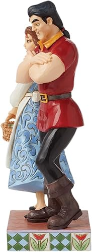 Miniatura 6 de Enesco Colección Disney Traditions de Jim Shore - Figura de Bella y la Bestia de Belle y Gaston Good vs. Evil - Figura coleccionable de resina