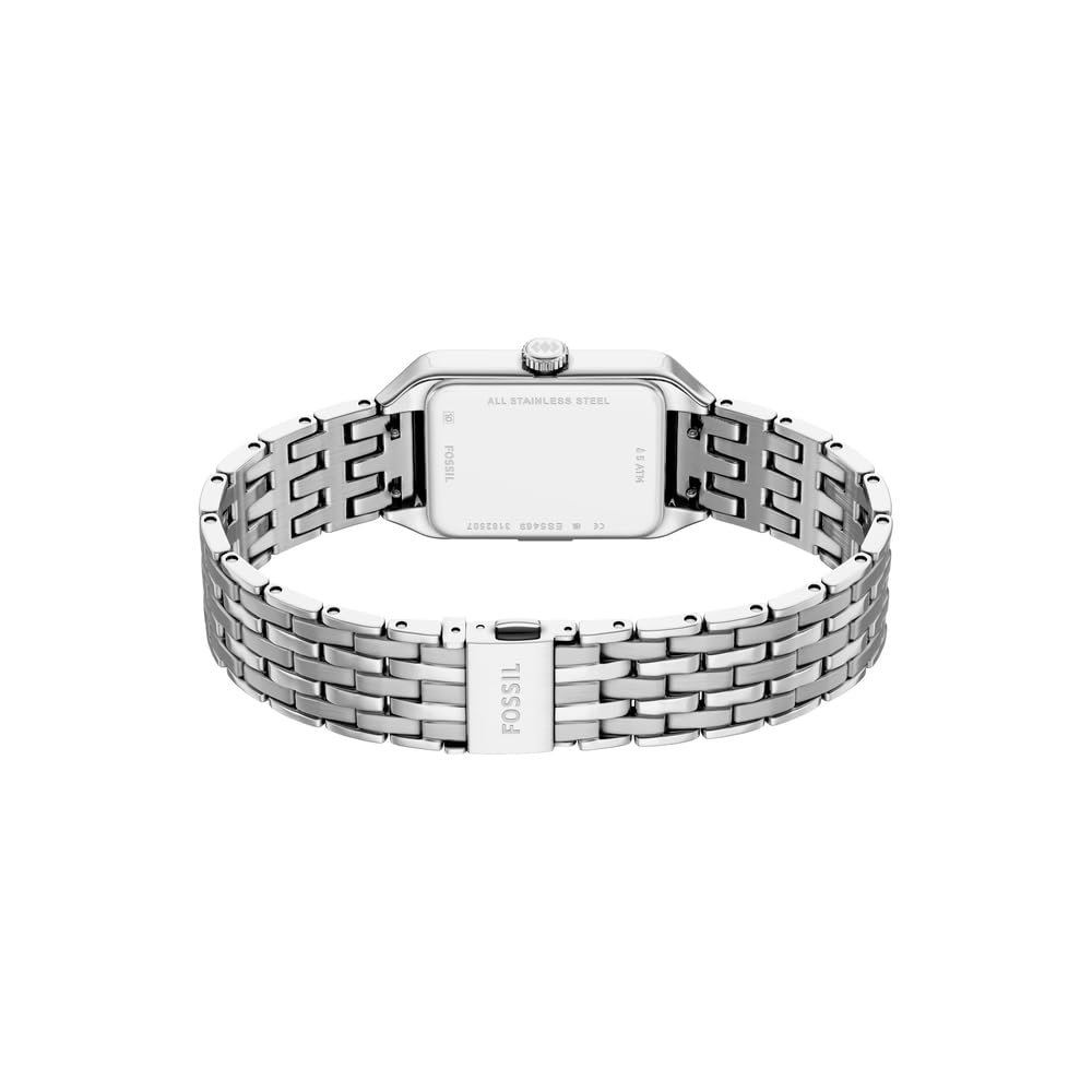 Fossil Raquel ES5469 - Orologio da donna in acciaio INOX, 18 mm, colore: argento