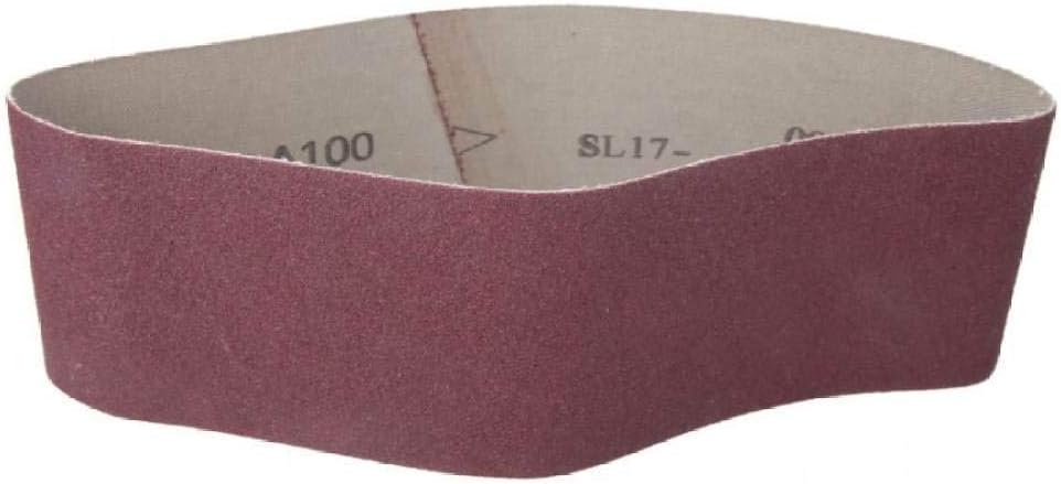 10PCS 533x75mm Sanding Belts - Aluminum Oxide Abrasive Bands for Woodworking and Metal Polishing, Grit 40-180