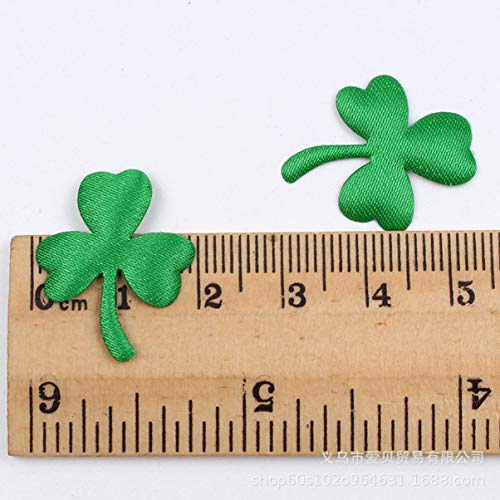 Remendo de trevo 150 peças Exceart para trevo do dia de São Patrício patch de trevo com aplique bord