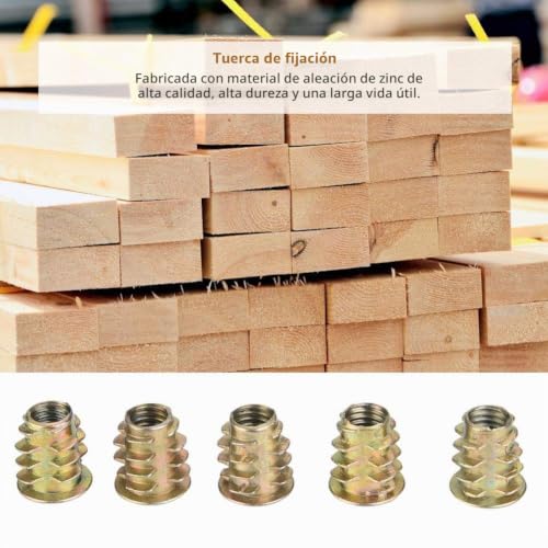 La Mejor review de Tuercas de insercion para madera los más solicitados. 9 Imagen adicional