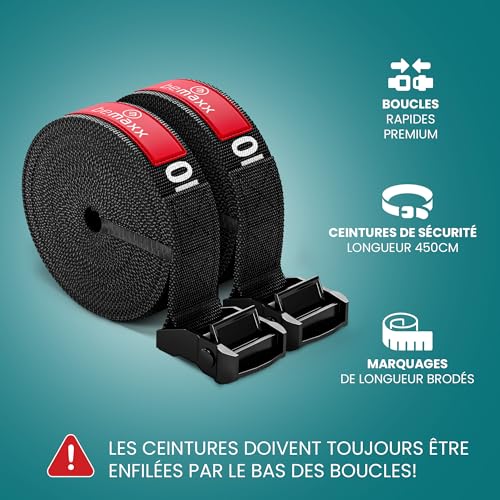 BeMaxx Anneaux de Gymnastique en Bois + Support Porte & Livre d’Exercices | Set Gymnaste & Sangle de Sécurité Graduées | Anneau Sport Gym Workout Musculation | Réglables, Polyvalents | Adultes – vue 3