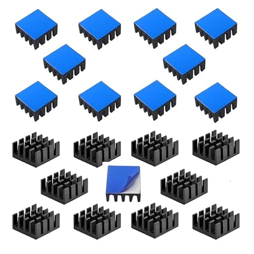 Disipador Aluminio, CTRICALVER Disipadores con pegamento térmico, para enfriar impresora 3D (20pcs,negro) | Ya disponible en tu tienda friki favorita! En mundofriki.es! Disipador Aluminio, CTRICALVER Disipadores con pegamento térmico, para enfriar impresora 3D (20pcs,negro) | Ya disponible en tu tienda friki favorita! En mundofriki.es!