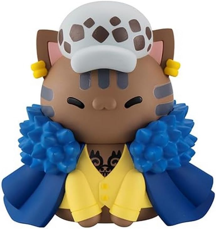 Megahouse - One Piece - Trafalgar Law, Nyanto! The Big ONE Piece Series Collectible Figure