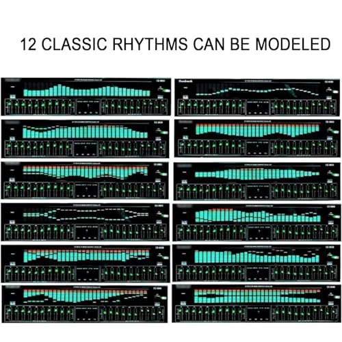 Ecualizador Gráfico Digital de 31 Bandas, Procesador de Audio Digital, EQ Estéreo | Control Dual Canal Sincronizado, Bluetooth 5.4 con Entrada Óptica y Reducción de Ruido, para Estudios de Grabación, Salones KTV y Estudios Musicales miniatura 4