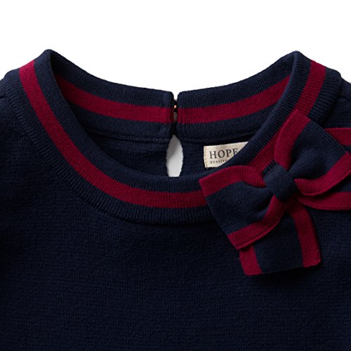 Image of Hope & Henry Girls' Milano Tipped Sweater Dress