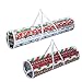 Joiedomi Clear Gift Wrap Organizers Set, Christmas Wrapping Paper Storage Bag Wrapping Paper Holder Made from Water Proof PVC and Fabric Fits Up to 20 Standard Rolls (2 Pack)