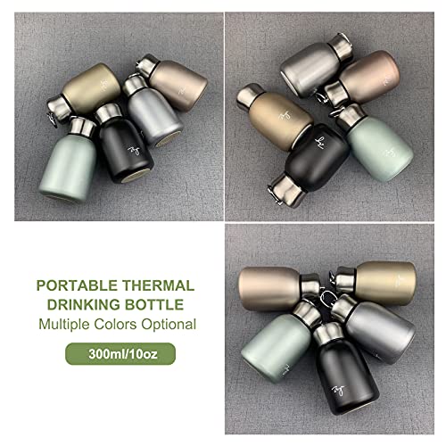yeacher Garrafa de água térmica moderna portátil à prova de vazamentos mini garrafa de água de aço i