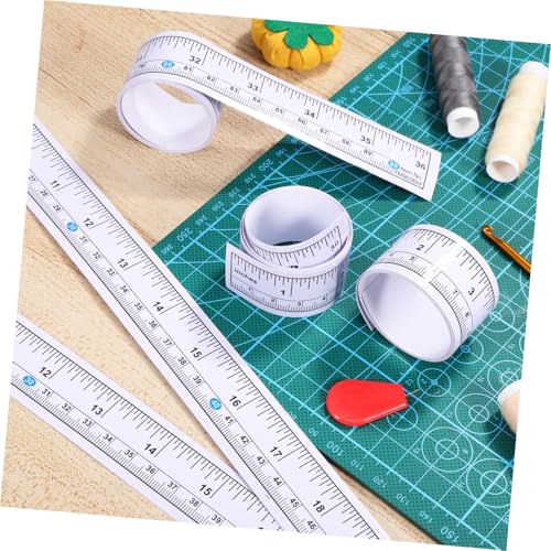 Cinta métrica adhesiva flexible 6 piezas miniatura 5