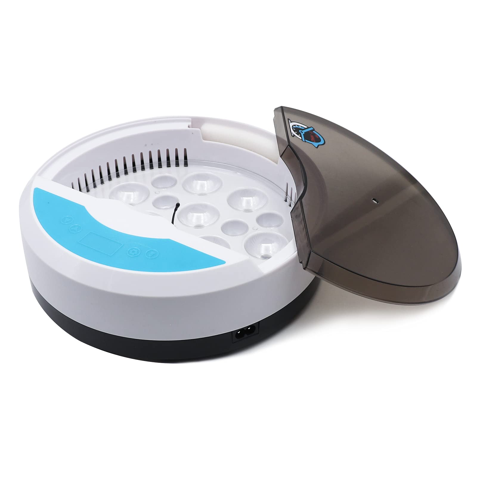 Incubatrice di Uova, 9 Uova Hatcher Pollame Macchina da Cova con Rotazione Automatica e Controllo Della Temperatura Pollo Brooder Incubatori, per la Cova di Uova di Pollo Anatra Oca Quaglia