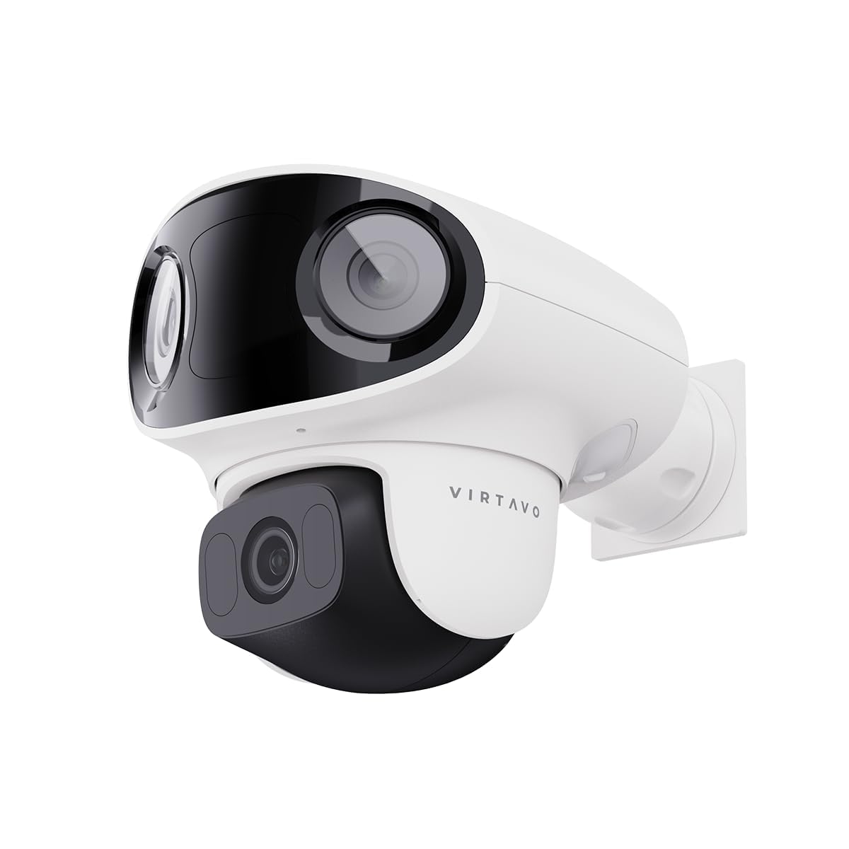 Amazon.co.jp: virtavo 防犯カメラ 屋外 三眼カメラ カラフルナイト