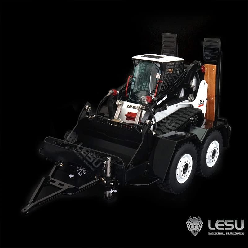 Metal Trailer Plate for 1/14 Lesu Skid Steer Rc Hydraulic Loader Kit Model