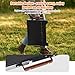 GFTIME Klappgrill Camping Grill Holzkohlegrill Tischgrill für Outdoor BBQ, Edelstahl Tragbar Faltbar Grill mit Tragetasche für Camping, Picknick, Gartenkochen und Terrasse