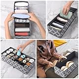 REGALMATE Draw Organizer - Underwear Storage Organiser 5 Set - Drawer Dividers for Clothes, Bra, Sock, Ties, Baby Clothing, Bedroom Closet - Wardrobe Separators & Nursery Tidy - Image 7