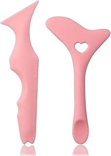 YTOOK Silicone Eyeliner Tool, 2Pcs Eyeliner Stencils for Beginners, Eyeliner Stencils Wing Tips, Multi-Purpose Eye Makeup Assistant Tool for Eyeliner, Eyelash, Eyebrow, Lip Line, Face